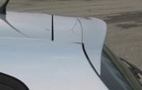 SPOILER POSTERIORE TETTO GREZZO tipo GTA 